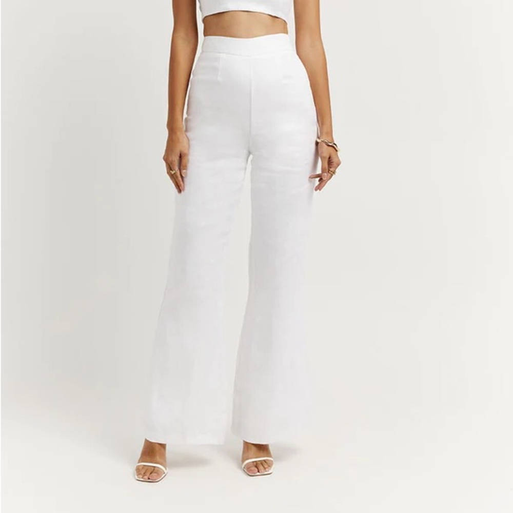 DISSH Linen Flare Pants